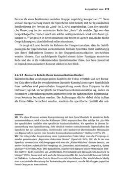 Image of the Page - 419 - in Jugendkommunikation und Dialekt - Syntax gesprochener Sprache bei Jugendlichen in Osttirol