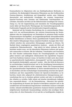 Bild der Seite - 442 - in Jugendkommunikation und Dialekt - Syntax gesprochener Sprache bei Jugendlichen in Osttirol