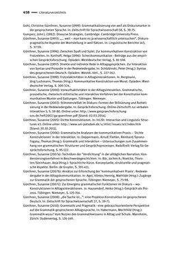 Bild der Seite - 458 - in Jugendkommunikation und Dialekt - Syntax gesprochener Sprache bei Jugendlichen in Osttirol