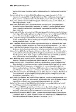 Bild der Seite - 462 - in Jugendkommunikation und Dialekt - Syntax gesprochener Sprache bei Jugendlichen in Osttirol