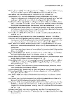 Image of the Page - 475 - in Jugendkommunikation und Dialekt - Syntax gesprochener Sprache bei Jugendlichen in Osttirol