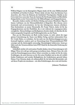 Image of the Page - 12 - in Die Kirche und die »Kärntner Seele« - Habitus, kulturelles Gedächtnis und katholische Kirche in Kärnten, insbesondere vor 1938