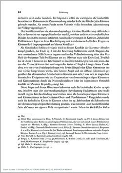 Image of the Page - 24 - in Die Kirche und die »Kärntner Seele« - Habitus, kulturelles Gedächtnis und katholische Kirche in Kärnten, insbesondere vor 1938