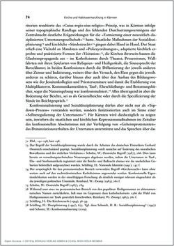 Bild der Seite - 74 - in Die Kirche und die »Kärntner Seele« - Habitus, kulturelles Gedächtnis und katholische Kirche in Kärnten, insbesondere vor 1938