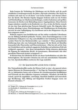 Bild der Seite - 111 - in Die Kirche und die »Kärntner Seele« - Habitus, kulturelles Gedächtnis und katholische Kirche in Kärnten, insbesondere vor 1938