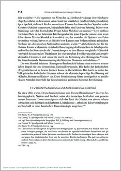 Bild der Seite - 114 - in Die Kirche und die »Kärntner Seele« - Habitus, kulturelles Gedächtnis und katholische Kirche in Kärnten, insbesondere vor 1938