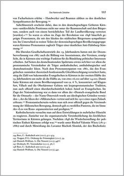 Image of the Page - 117 - in Die Kirche und die »Kärntner Seele« - Habitus, kulturelles Gedächtnis und katholische Kirche in Kärnten, insbesondere vor 1938