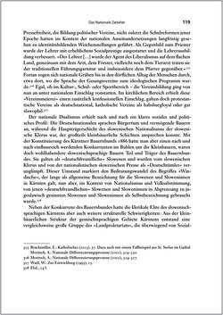 Image of the Page - 119 - in Die Kirche und die »Kärntner Seele« - Habitus, kulturelles Gedächtnis und katholische Kirche in Kärnten, insbesondere vor 1938