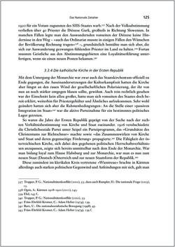 Image of the Page - 125 - in Die Kirche und die »Kärntner Seele« - Habitus, kulturelles Gedächtnis und katholische Kirche in Kärnten, insbesondere vor 1938