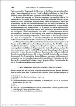Image of the Page - 142 - in Die Kirche und die »Kärntner Seele« - Habitus, kulturelles Gedächtnis und katholische Kirche in Kärnten, insbesondere vor 1938