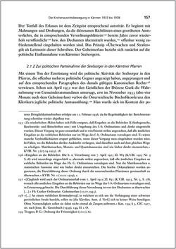 Image of the Page - 157 - in Die Kirche und die »Kärntner Seele« - Habitus, kulturelles Gedächtnis und katholische Kirche in Kärnten, insbesondere vor 1938
