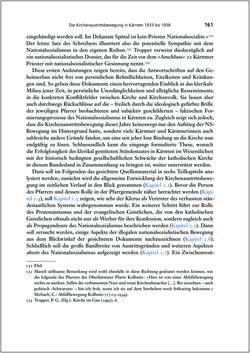 Image of the Page - 161 - in Die Kirche und die »Kärntner Seele« - Habitus, kulturelles Gedächtnis und katholische Kirche in Kärnten, insbesondere vor 1938