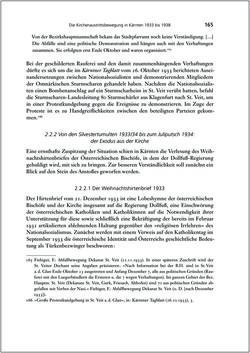 Image of the Page - 165 - in Die Kirche und die »Kärntner Seele« - Habitus, kulturelles Gedächtnis und katholische Kirche in Kärnten, insbesondere vor 1938