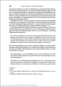 Image of the Page - 168 - in Die Kirche und die »Kärntner Seele« - Habitus, kulturelles Gedächtnis und katholische Kirche in Kärnten, insbesondere vor 1938