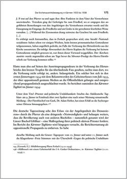 Bild der Seite - 175 - in Die Kirche und die »Kärntner Seele« - Habitus, kulturelles Gedächtnis und katholische Kirche in Kärnten, insbesondere vor 1938