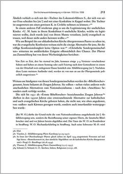 Bild der Seite - 213 - in Die Kirche und die »Kärntner Seele« - Habitus, kulturelles Gedächtnis und katholische Kirche in Kärnten, insbesondere vor 1938
