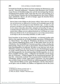 Image of the Page - 244 - in Die Kirche und die »Kärntner Seele« - Habitus, kulturelles Gedächtnis und katholische Kirche in Kärnten, insbesondere vor 1938