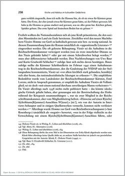 Image of the Page - 258 - in Die Kirche und die »Kärntner Seele« - Habitus, kulturelles Gedächtnis und katholische Kirche in Kärnten, insbesondere vor 1938