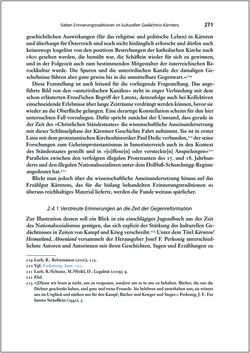 Image of the Page - 271 - in Die Kirche und die »Kärntner Seele« - Habitus, kulturelles Gedächtnis und katholische Kirche in Kärnten, insbesondere vor 1938