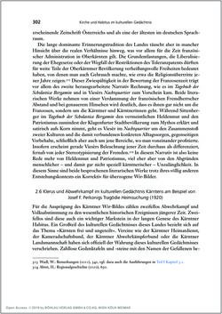 Bild der Seite - 302 - in Die Kirche und die »Kärntner Seele« - Habitus, kulturelles Gedächtnis und katholische Kirche in Kärnten, insbesondere vor 1938
