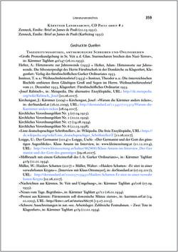 Bild der Seite - 359 - in Die Kirche und die »Kärntner Seele« - Habitus, kulturelles Gedächtnis und katholische Kirche in Kärnten, insbesondere vor 1938