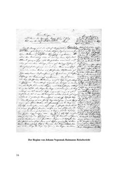 Image of the Page - 16 - in Des Kaisers Leibarzt auf Reisen - Johann Nepomuk Raimanns Reise mit Kaiser Franz I. im Jahre 1832
