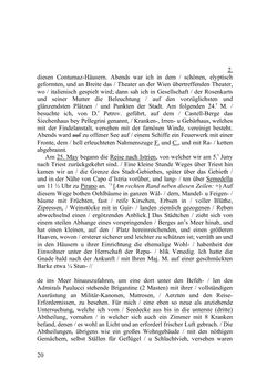 Image of the Page - 20 - in Des Kaisers Leibarzt auf Reisen - Johann Nepomuk Raimanns Reise mit Kaiser Franz I. im Jahre 1832