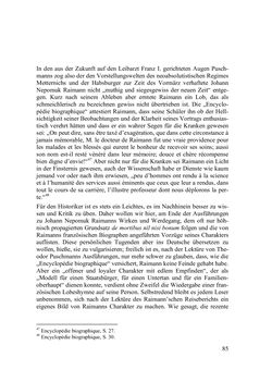 Image of the Page - 85 - in Des Kaisers Leibarzt auf Reisen - Johann Nepomuk Raimanns Reise mit Kaiser Franz I. im Jahre 1832