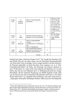 Bild der Seite - 92 - in Des Kaisers Leibarzt auf Reisen - Johann Nepomuk Raimanns Reise mit Kaiser Franz I. im Jahre 1832