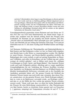 Bild der Seite - 192 - in Des Kaisers Leibarzt auf Reisen - Johann Nepomuk Raimanns Reise mit Kaiser Franz I. im Jahre 1832