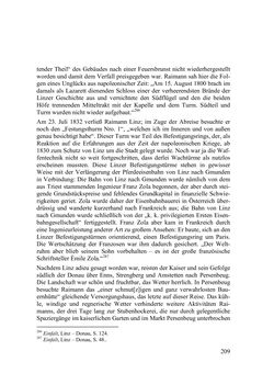 Image of the Page - 209 - in Des Kaisers Leibarzt auf Reisen - Johann Nepomuk Raimanns Reise mit Kaiser Franz I. im Jahre 1832