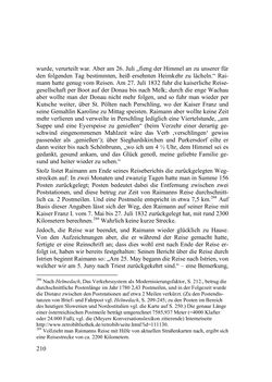 Image of the Page - 210 - in Des Kaisers Leibarzt auf Reisen - Johann Nepomuk Raimanns Reise mit Kaiser Franz I. im Jahre 1832
