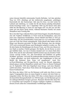 Image of the Page - 212 - in Des Kaisers Leibarzt auf Reisen - Johann Nepomuk Raimanns Reise mit Kaiser Franz I. im Jahre 1832