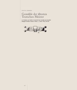 Image of the Page - 262 - in Die kaiserliche Gemäldegalerie in Wien und die Anfänge des öffentlichen Kunstmuseums - Die Kaiserliche Galerie im Wiener Belvedere (1776–1837), Volume 1