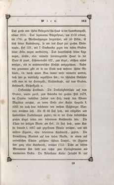 Image of the Page - 163 - in Das Kaiserthum Österreich - in seinen merkwürdigen Städten, Badeorten, seinen Domen, Kirchen und sonstigen ausgezeichneten Baudenkmälern alter und neuer Zeit, historisch-topographisch dargestellt