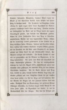 Image of the Page - 333 - in Das Kaiserthum Österreich - in seinen merkwürdigen Städten, Badeorten, seinen Domen, Kirchen und sonstigen ausgezeichneten Baudenkmälern alter und neuer Zeit, historisch-topographisch dargestellt