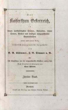 Bild der Seite - (000379) - in Das Kaiserthum Österreich - in seinen merkwürdigen Städten, Badeorten, seinen Domen, Kirchen und sonstigen ausgezeichneten Baudenkmälern alter und neuer Zeit, historisch-topographisch dargestellt
