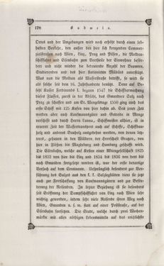 Image of the Page - 178 - in Das Kaiserthum Österreich - in seinen merkwürdigen Städten, Badeorten, seinen Domen, Kirchen und sonstigen ausgezeichneten Baudenkmälern alter und neuer Zeit, historisch-topographisch dargestellt