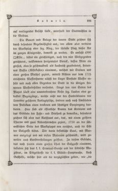 Image of the Page - 181 - in Das Kaiserthum Österreich - in seinen merkwürdigen Städten, Badeorten, seinen Domen, Kirchen und sonstigen ausgezeichneten Baudenkmälern alter und neuer Zeit, historisch-topographisch dargestellt