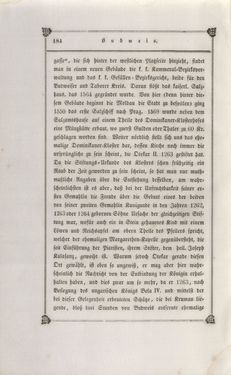 Image of the Page - 184 - in Das Kaiserthum Österreich - in seinen merkwürdigen Städten, Badeorten, seinen Domen, Kirchen und sonstigen ausgezeichneten Baudenkmälern alter und neuer Zeit, historisch-topographisch dargestellt