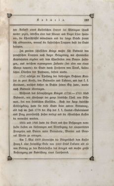 Image of the Page - 197 - in Das Kaiserthum Österreich - in seinen merkwürdigen Städten, Badeorten, seinen Domen, Kirchen und sonstigen ausgezeichneten Baudenkmälern alter und neuer Zeit, historisch-topographisch dargestellt