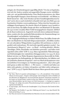 Image of the Page - 65 - in Kakanien als Gesellschaftskonstruktion - Robert Musils Sozioanalyse des 20. Jahrhunderts