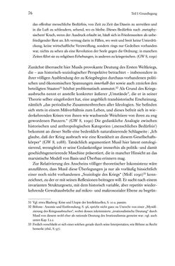 Image of the Page - 76 - in Kakanien als Gesellschaftskonstruktion - Robert Musils Sozioanalyse des 20. Jahrhunderts