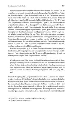 Bild der Seite - 115 - in Kakanien als Gesellschaftskonstruktion - Robert Musils Sozioanalyse des 20. Jahrhunderts