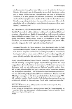 Bild der Seite - 188 - in Kakanien als Gesellschaftskonstruktion - Robert Musils Sozioanalyse des 20. Jahrhunderts