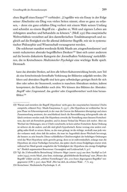 Image of the Page - 209 - in Kakanien als Gesellschaftskonstruktion - Robert Musils Sozioanalyse des 20. Jahrhunderts