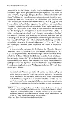 Bild der Seite - 225 - in Kakanien als Gesellschaftskonstruktion - Robert Musils Sozioanalyse des 20. Jahrhunderts