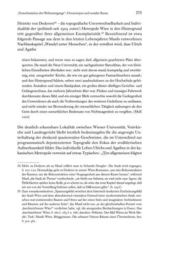 Bild der Seite - 273 - in Kakanien als Gesellschaftskonstruktion - Robert Musils Sozioanalyse des 20. Jahrhunderts