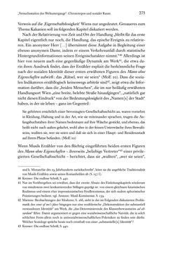 Bild der Seite - 275 - in Kakanien als Gesellschaftskonstruktion - Robert Musils Sozioanalyse des 20. Jahrhunderts