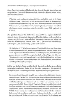 Bild der Seite - 287 - in Kakanien als Gesellschaftskonstruktion - Robert Musils Sozioanalyse des 20. Jahrhunderts